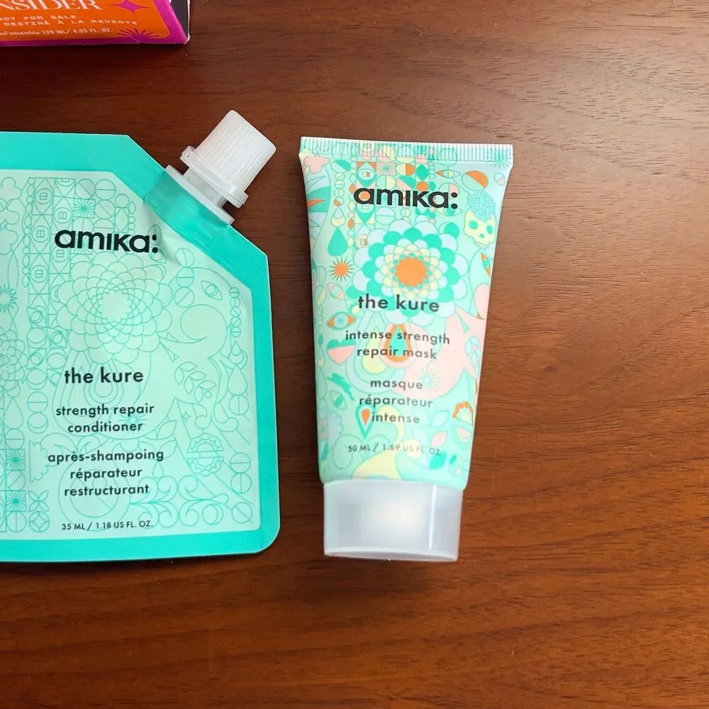 Amika The Kure Strength Repair 3 Piece Discovery Set Gift Box